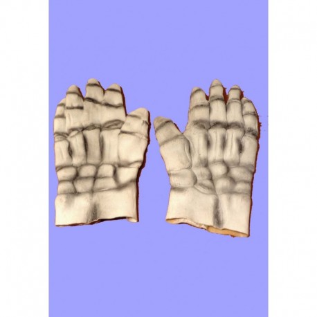 gumové rukavice  bílé