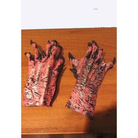 gumové rukavice  růžové