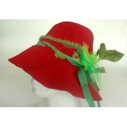 vodnický klobouk červený