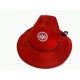kovbojský klobouk červený