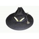 černý kovbojský klobouk