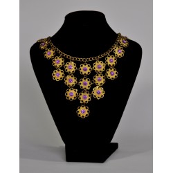 náhrdelník - fialový