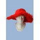 klobouk červený