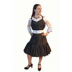 puntíkaté šaty 60-tá léta
