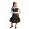 puntíkaté šaty 60-tá léta