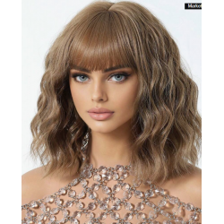 paruka hnědá vlnitá mikádo