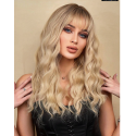 paruka blond dlouhá vlnitá