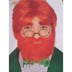 paruka oranžová krátká